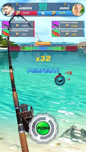 Fishing Rival 3D (Фишинг Ривал 3Д)  [МОД Menu] Screenshot 5