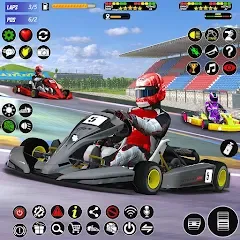 Скачать взломанную Buggy Race: Kart Racing Games  [МОД Mega Pack] - полная версия apk на Андроид