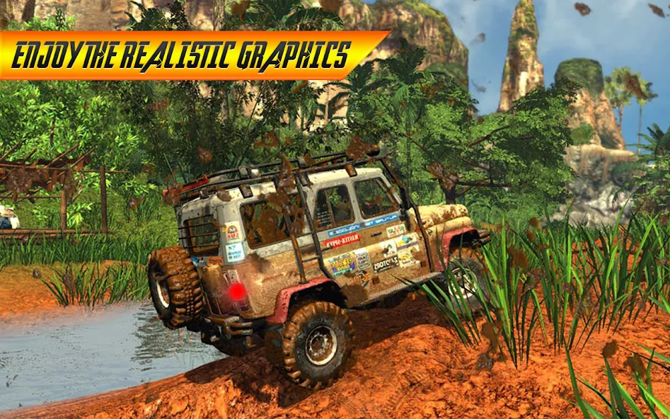 Offroad Jeep Driving Simulator  [МОД Unlimited Money] Screenshot 1