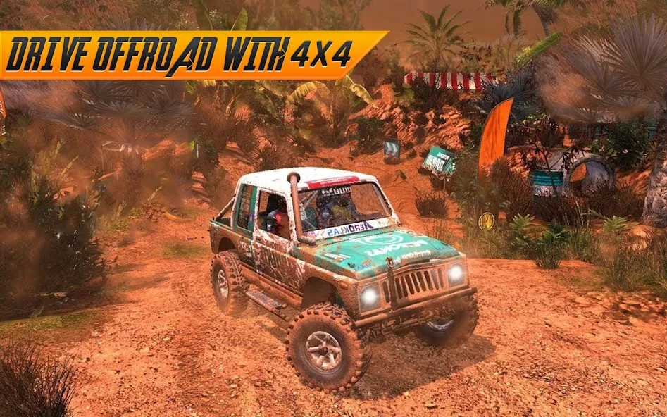 Offroad Jeep Driving Simulator  [МОД Unlimited Money] Screenshot 3