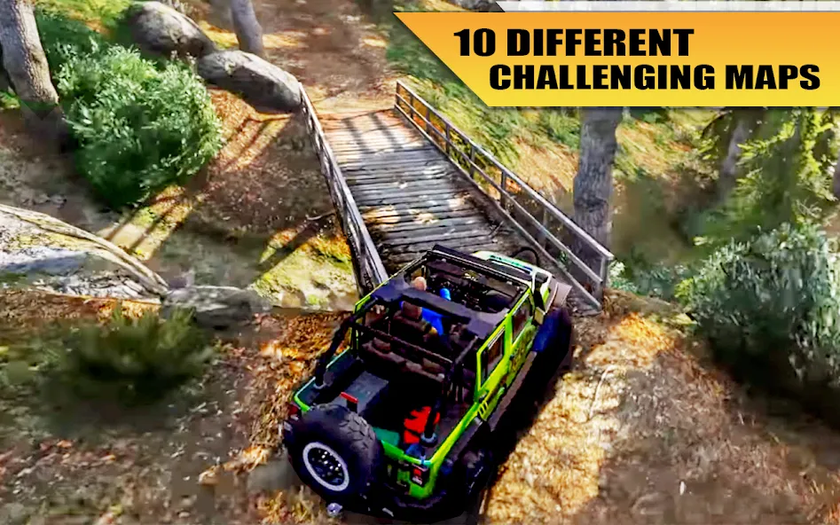 Off Road Jeep Drive Simulator  [МОД Unlimited Money] Screenshot 4