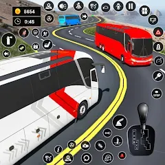 Скачать взлом Coach Bus Simulator: Bus Games (Коуч Бас Симулятор)  [МОД Mega Pack] - стабильная версия apk на Андроид