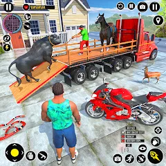 Взлом Animal Transport Truck Game 3D (Игра Грузовик для перевозки животных)  [МОД Unlimited Money] - последняя версия apk на Андроид