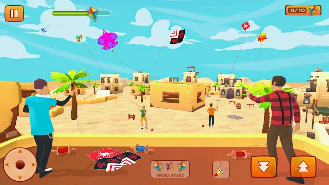 Kite Game: Kite Flying Game 3D  [МОД Бесконечные монеты] Screenshot 2