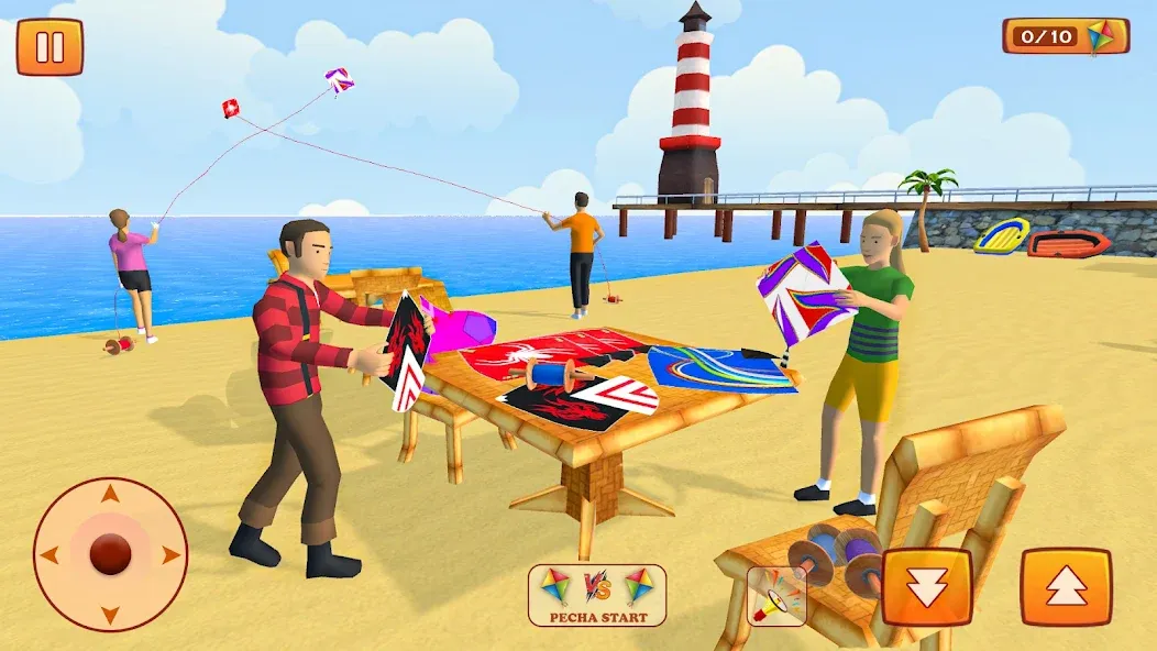 Kite Game: Kite Flying Game 3D  [МОД Бесконечные монеты] Screenshot 3