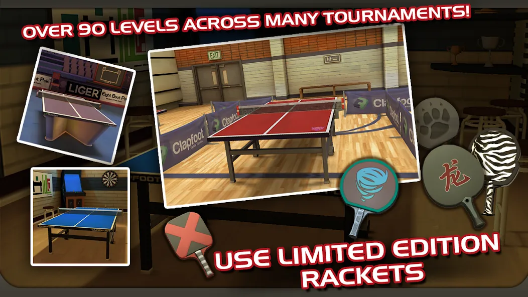 Ping Pong Masters (Пингпонг мастера)  [МОД Бесконечные деньги] Screenshot 2