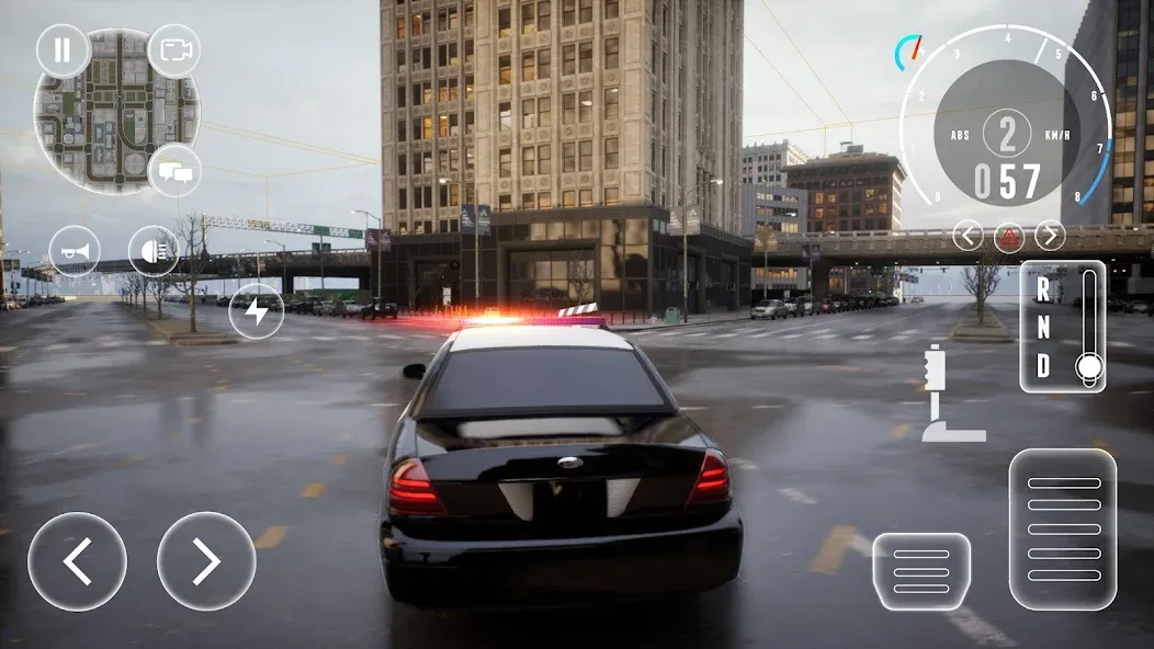 Police Car Simulator 2023 (Полицейский симулятор автомобиля 2023)  [МОД Unlocked] Screenshot 1