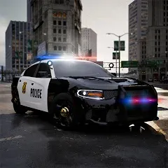 Скачать взлом Police Car Simulator 2023 (Полицейский симулятор автомобиля 2023)  [МОД Unlocked] - стабильная версия apk на Андроид