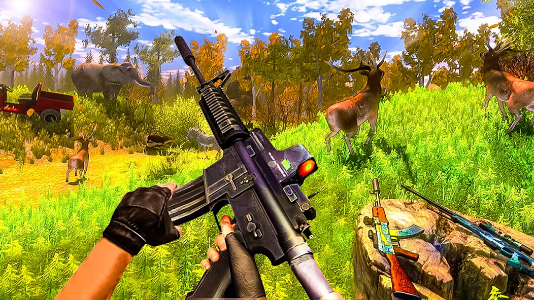 Animal Hunting -Shooting Games (Энимал Хантинг)  [МОД Unlocked] Screenshot 2