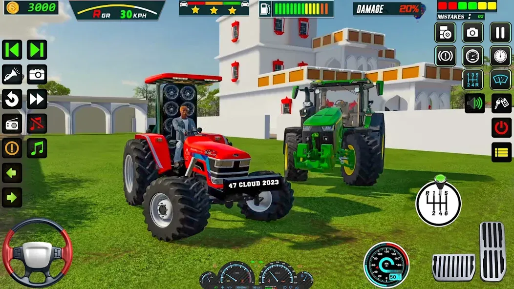 US Tractor Farming Games 3d  [МОД Unlimited Money] Screenshot 1