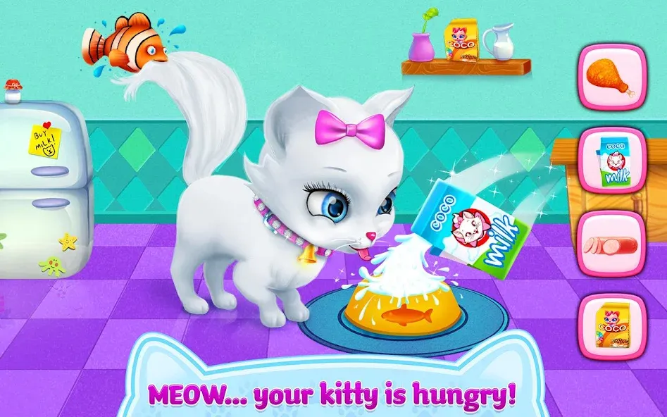 Kitty Love - My Fluffy Pet  [МОД Бесконечные деньги] Screenshot 3