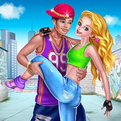 Скачать взломанную Hip Hop Battle - Girls vs Boys  [МОД Все открыто] - полная версия apk на Андроид