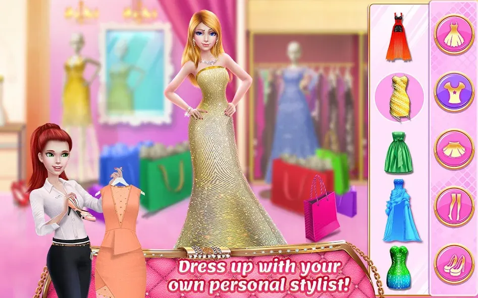 Rich Girl Mall - Shopping Game  [МОД Бесконечные монеты] Screenshot 1