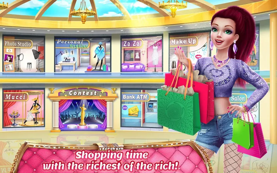 Rich Girl Mall - Shopping Game  [МОД Бесконечные монеты] Screenshot 4