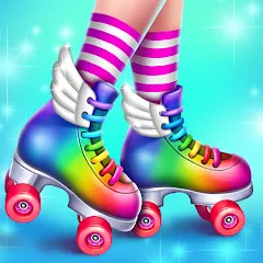 Взломанная Roller Skating Girls  [МОД Бесконечные монеты] - полная версия apk на Андроид