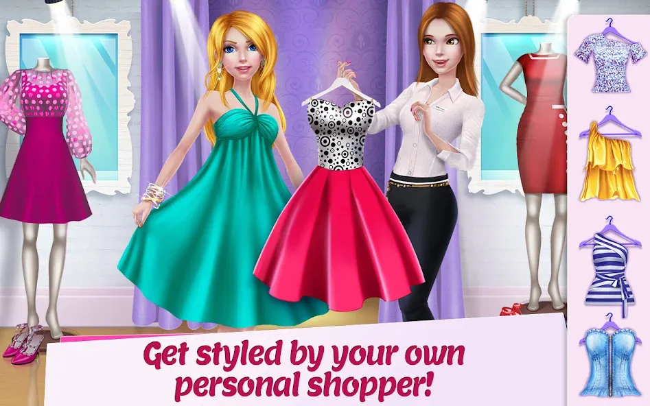 Shopping Mall Girl: Chic Game  [МОД Бесконечные монеты] Screenshot 3