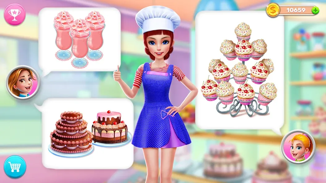 My Bakery Empire: Bake a Cake  [МОД Unlimited Money] Screenshot 4