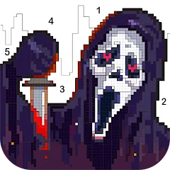 Скачать взлом Death Park Coloring Games (Дэт Парк игры раскраски)  [МОД Unlimited Money] - последняя версия apk на Андроид