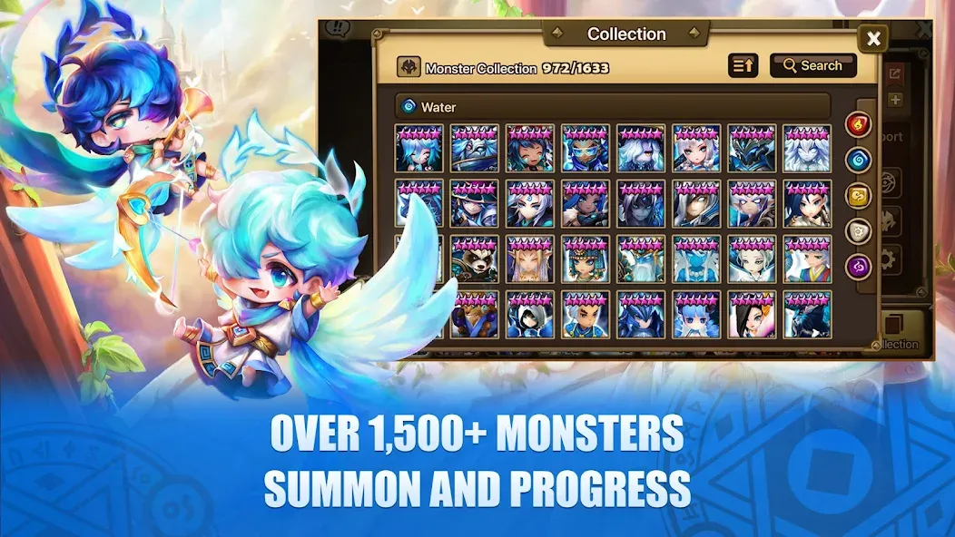 Summoners War  [МОД Бесконечные деньги] Screenshot 2