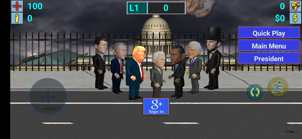 Aliens vs President (Элиены против Президента)  [МОД Unlimited Money] Screenshot 1