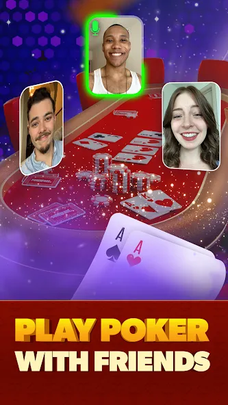 Poker Face: Texas Holdem Poker (Покер Фейс)  [МОД Меню] Screenshot 1