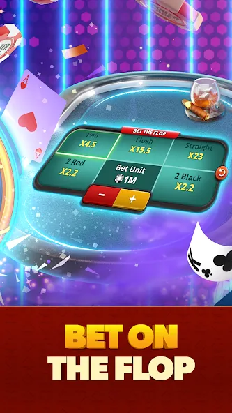 Poker Face: Texas Holdem Poker (Покер Фейс)  [МОД Меню] Screenshot 4