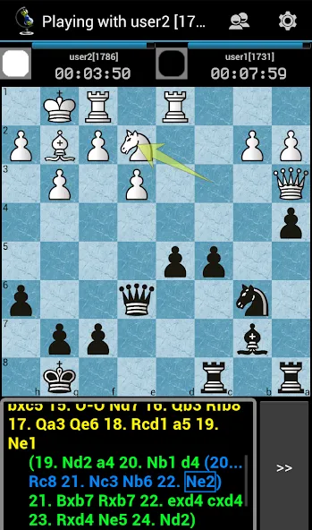 Chess ChessOK Playing Zone PGN  [МОД Бесконечные деньги] Screenshot 1