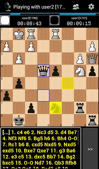 Chess ChessOK Playing Zone PGN  [МОД Бесконечные деньги] Screenshot 2