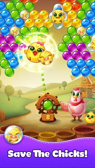 Bubble CoCo : Bubble Shooter (Бабл Коко)  [МОД Unlimited Money] Screenshot 4