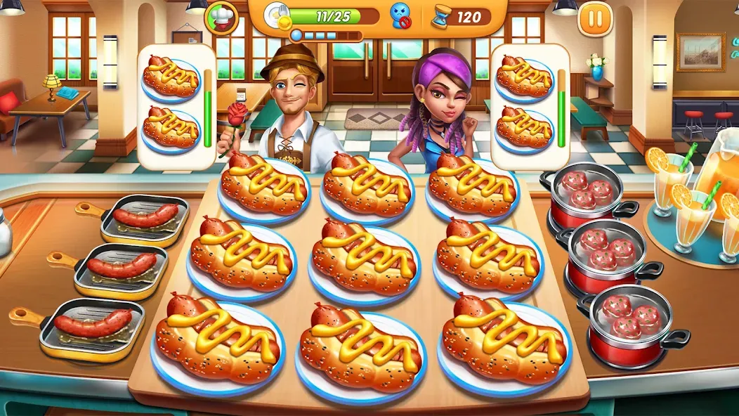 Cooking City - Cooking Games (Кукинг Сити)  [МОД Много монет] Screenshot 4