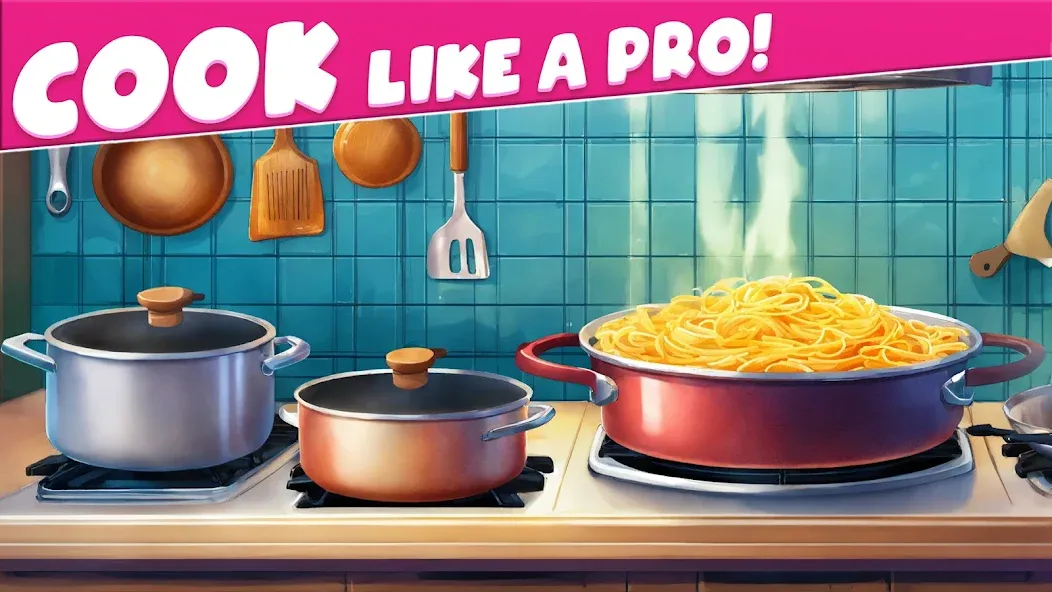 Cooking Taste Restaurant Games  [МОД Unlimited Money] Screenshot 1