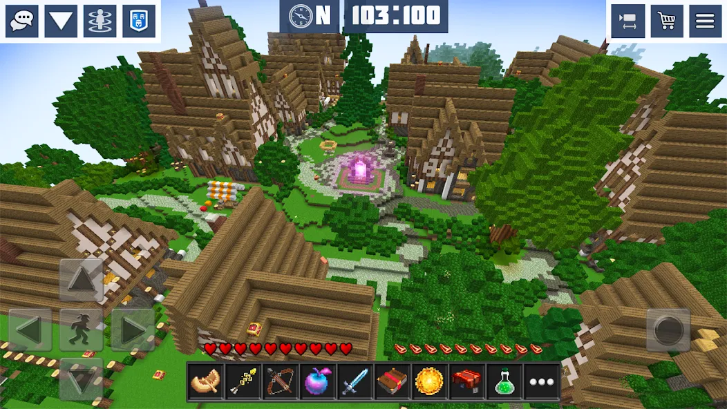 Block Craft World:Planet Craft  [МОД Unlocked] Screenshot 2