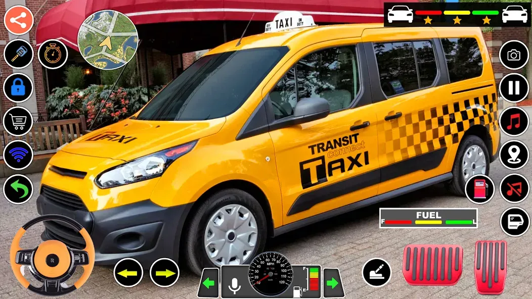 US Taxi Game 2023-Taxi Driver  [МОД Все открыто] Screenshot 2