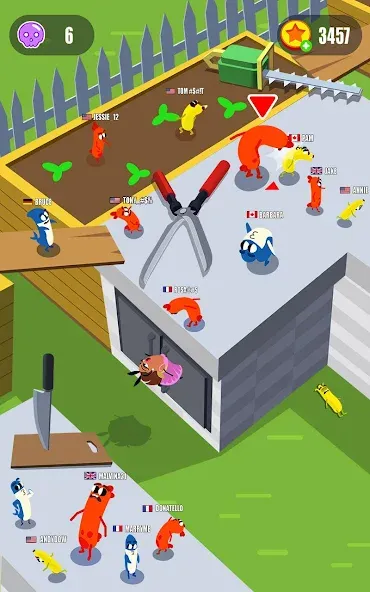 Sausage Wars.io  [МОД Unlimited Money] Screenshot 3