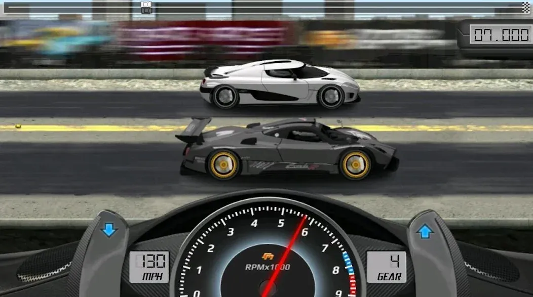 Drag Racing (Драгрейсинг)  [МОД Все открыто] Screenshot 2