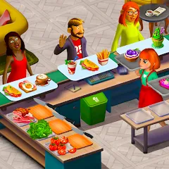 Взломанная Cooking Cup: Fun Cafe Games (Кукинг Кап)  [МОД Меню] - полная версия apk на Андроид