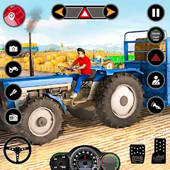 Скачать взлом Tractor Simulator Farm Games (Фарминг игры)  [МОД Меню] - стабильная версия apk на Андроид