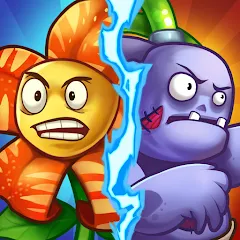 Взломанная Zombie Defense - Plants War (Зомби Дефенс)  [МОД Меню] - полная версия apk на Андроид