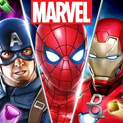 Взломанная MARVEL Puzzle Quest: Hero RPG (Марвел Пазл Квест)  [МОД Меню] - последняя версия apk на Андроид