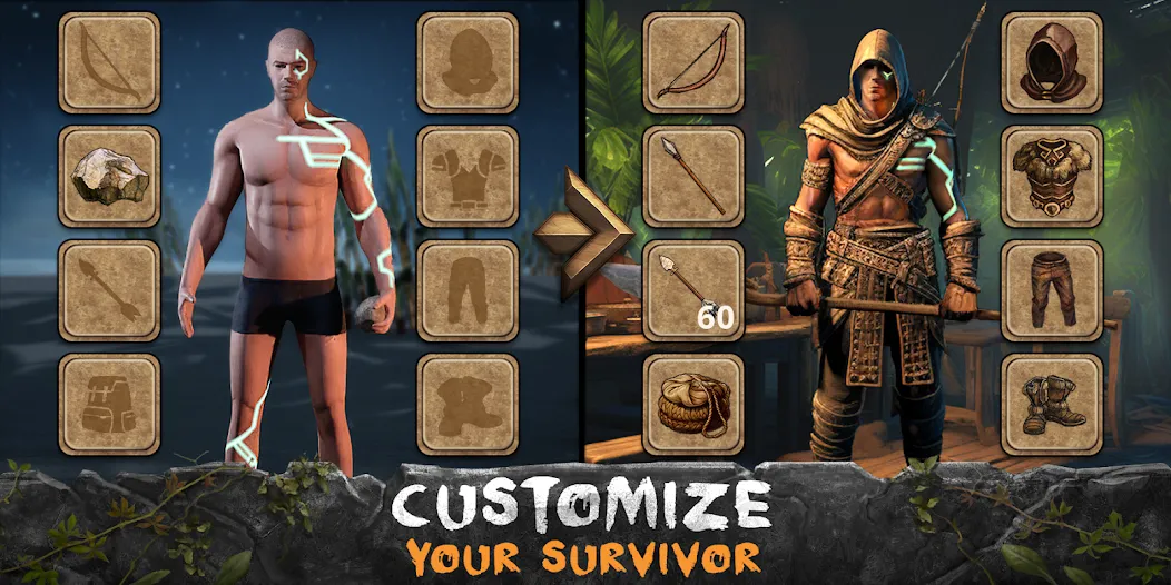 Survival Island: Survivor EVO (Сурвайвал айленд)  [МОД Много монет] Screenshot 5