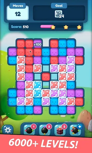 Match Blast Puzzle 3  [МОД Все открыто] Screenshot 2