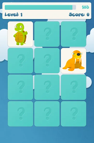 Animals memory game for kids  [МОД Меню] Screenshot 5