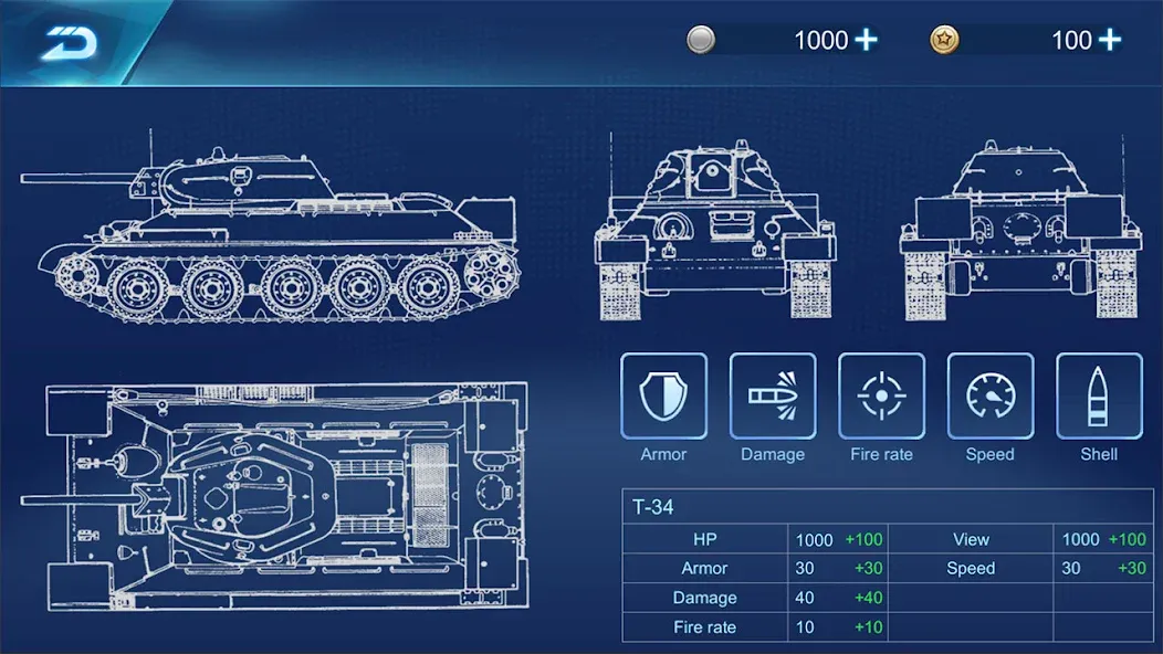 Ace Tank  [МОД Все открыто] Screenshot 2