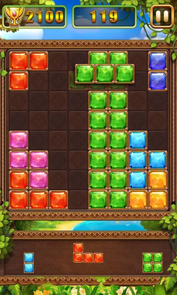 Puzzle Block Jewels (Пазл Блок Драгоценности)  [МОД Unlimited Money] Screenshot 3