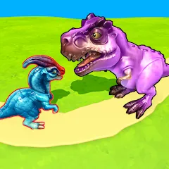 Скачать взломанную Dino Merge (Дино Мердж)  [МОД Бесконечные монеты] - последняя версия apk на Андроид