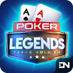 Взлом Poker Legends - Texas Hold'em (Покер Легенды)  [МОД Бесконечные монеты] - полная версия apk на Андроид