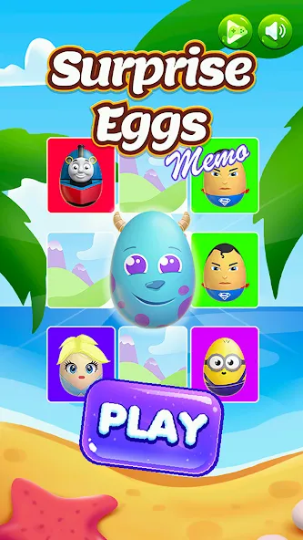 Surprise Eggs Memory (Сюрприз Яйца Мемо)  [МОД Unlocked] Screenshot 1