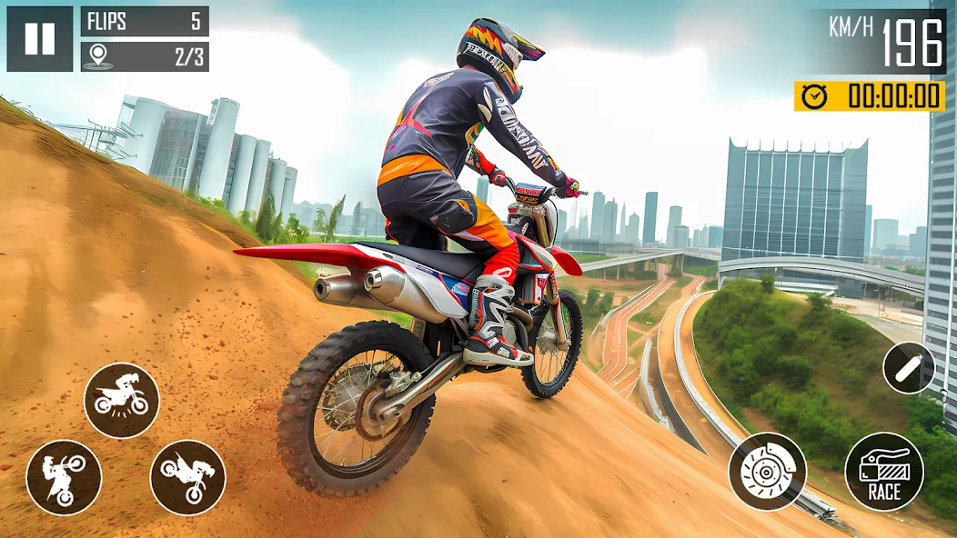 Ultimate Bike Stunt: Bike Game (Ультимейт Байк Стант)  [МОД Menu] Screenshot 2