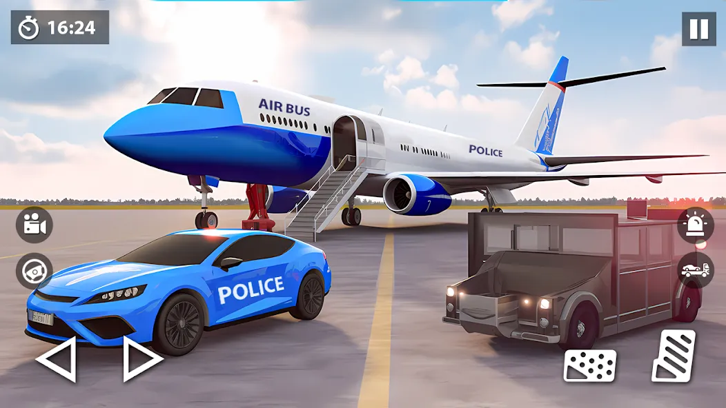 US Police Car Transporter Game (Полицейский транспорт игры)  [МОД Mega Pack] Screenshot 2