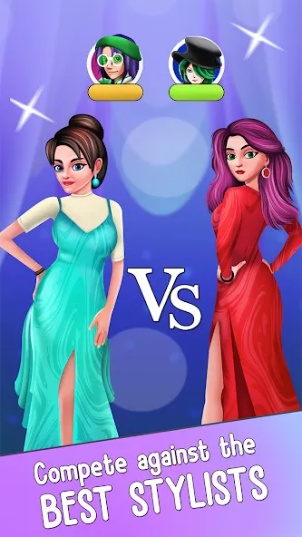 Fashion Stylist Makeup Dressup  [МОД Бесконечные монеты] Screenshot 1